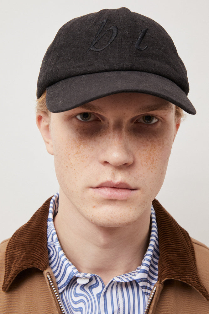 Mac Cap Linen BT Black