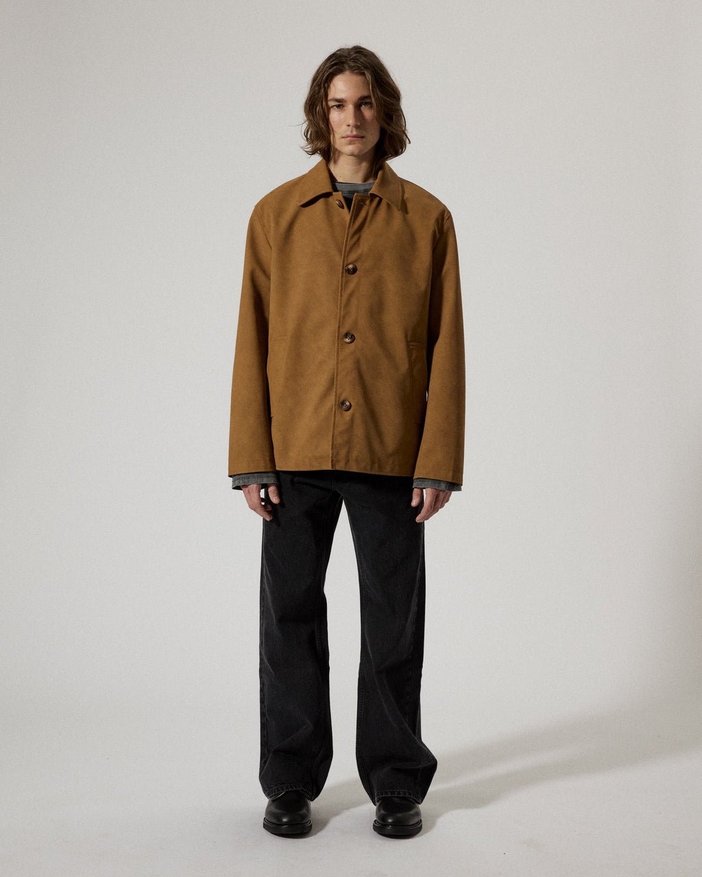 Alfred Faux Suede Tan Suede