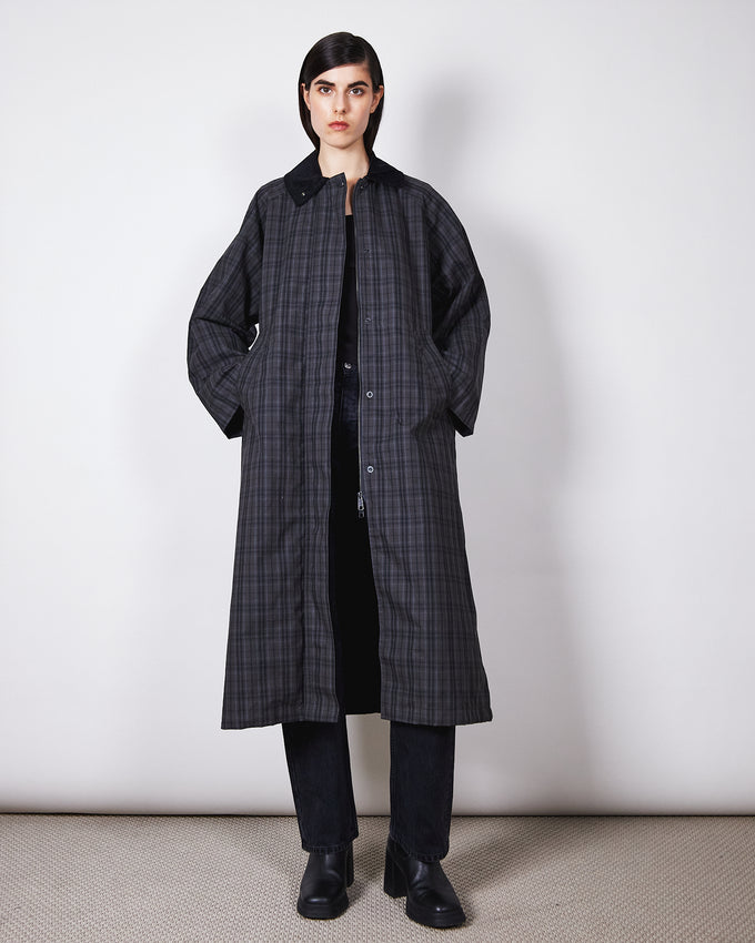 Brooks Wax Black Check