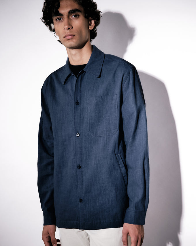 Frank linen Dark Navy