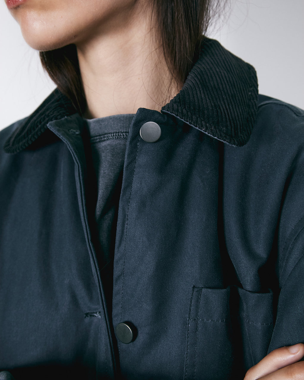 Joan Jett Padded Blue Grey