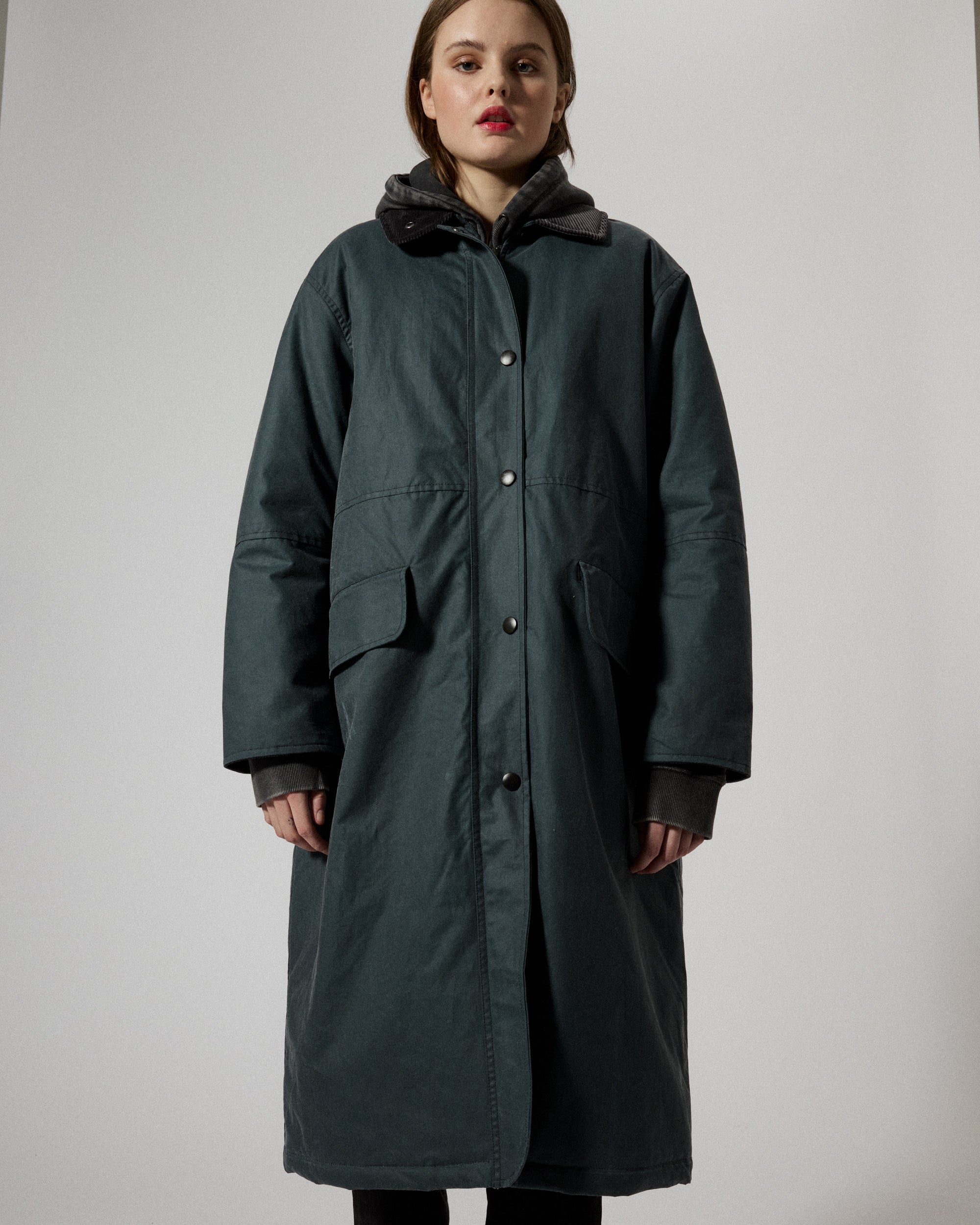 Joan Jett zip Blue Grey | BRIXTOL TEXTILES