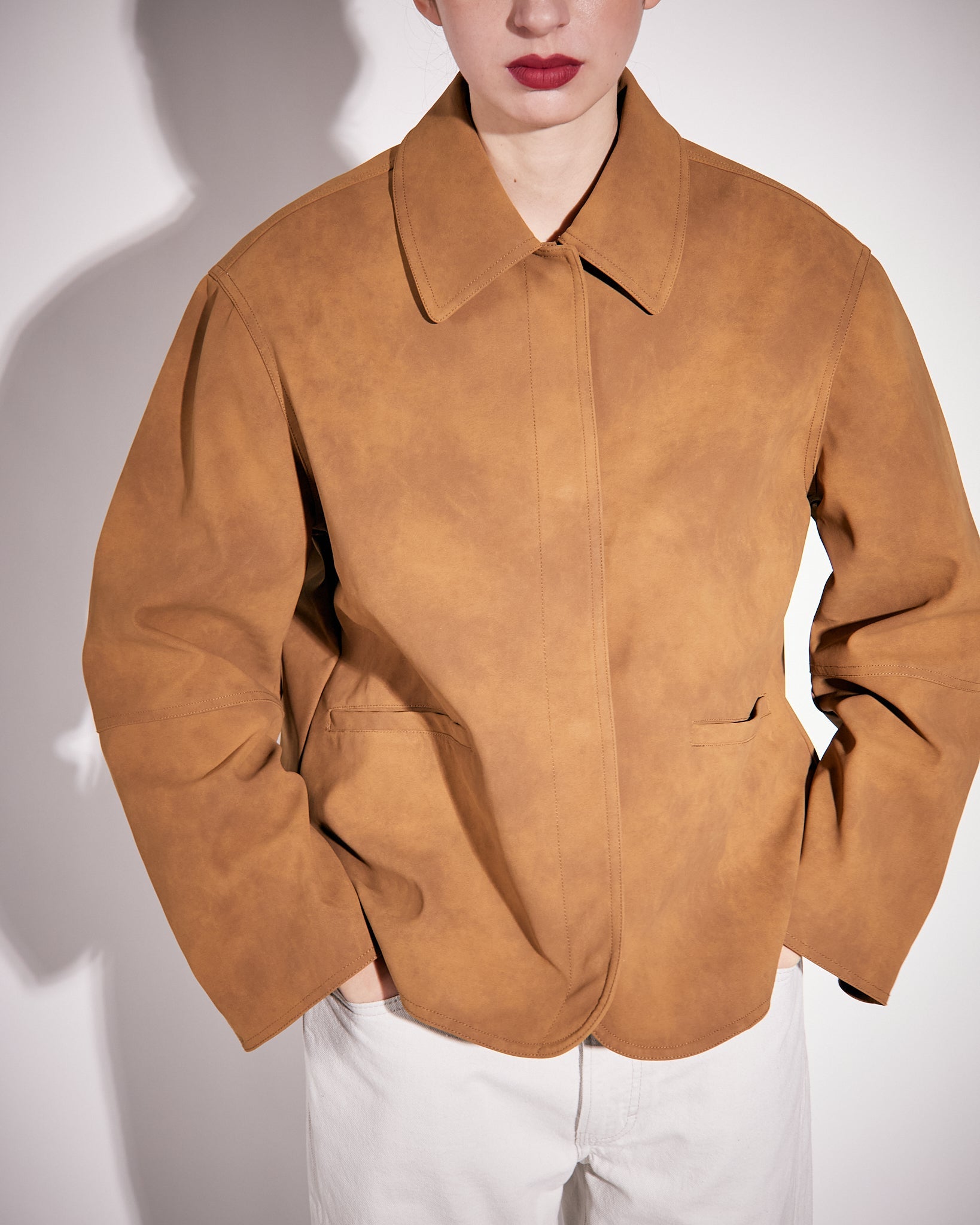 Kai Faux Suede Tan | BRIXTOL TEXTILES