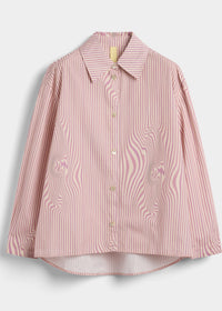 Stella Pink/coffee Glitch Stripe