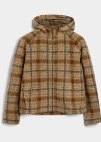 Seven Hoodie Beige Check