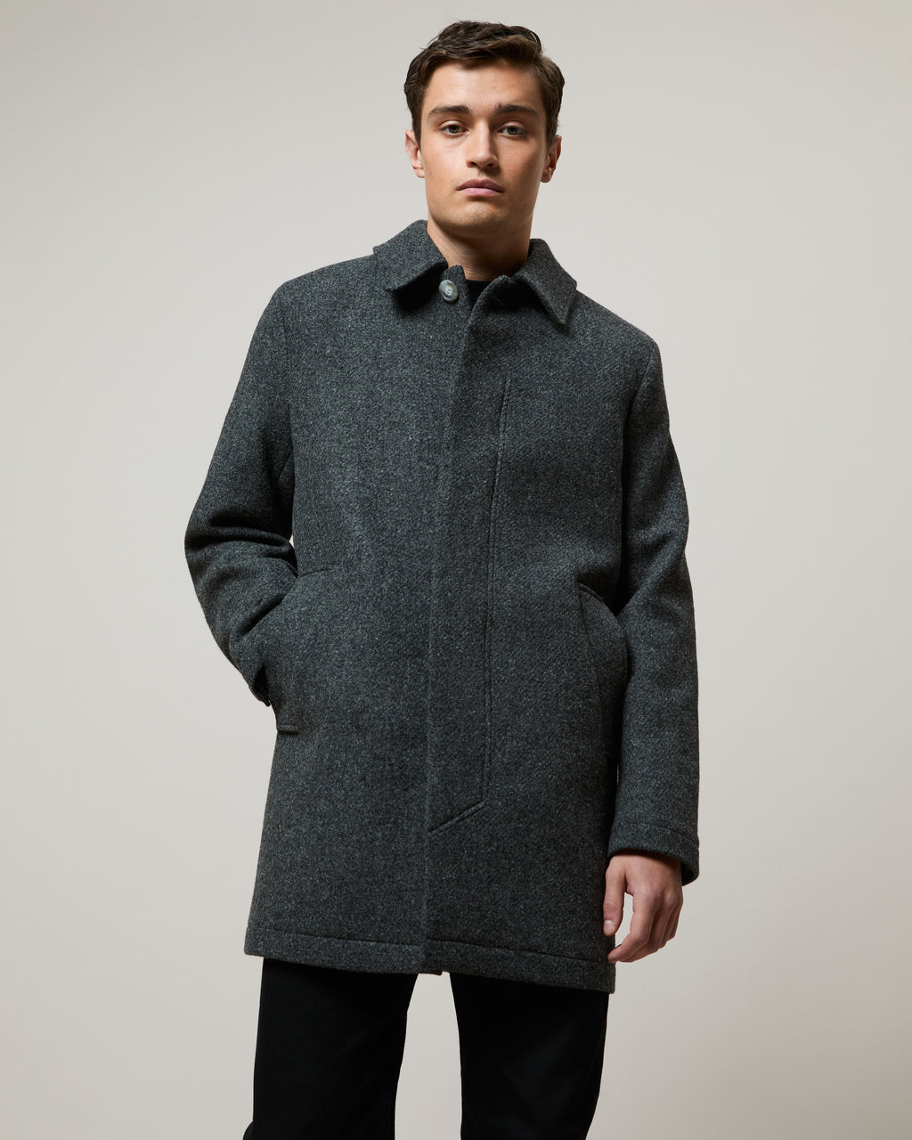 T-Coat Wool – Dark Grey