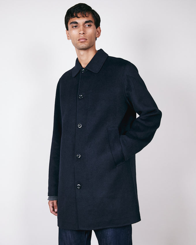 T-Coat Wool Midnight Blue