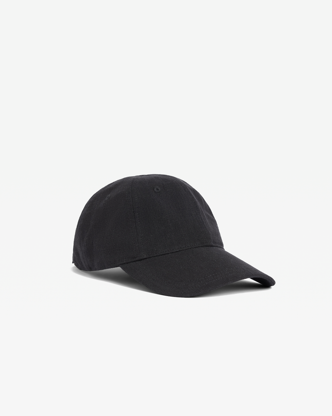 Mac Cap Linen Black