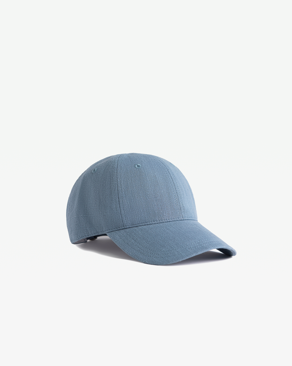 Mac Cap Linen Dusty Blue